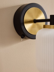 Black Ryker Rechargeable Wireless Wall Light - Image 3 of 7