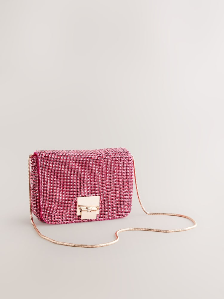 Rosa - Sparkle Mini Cross-Body Bag - Imagen 1 de 5