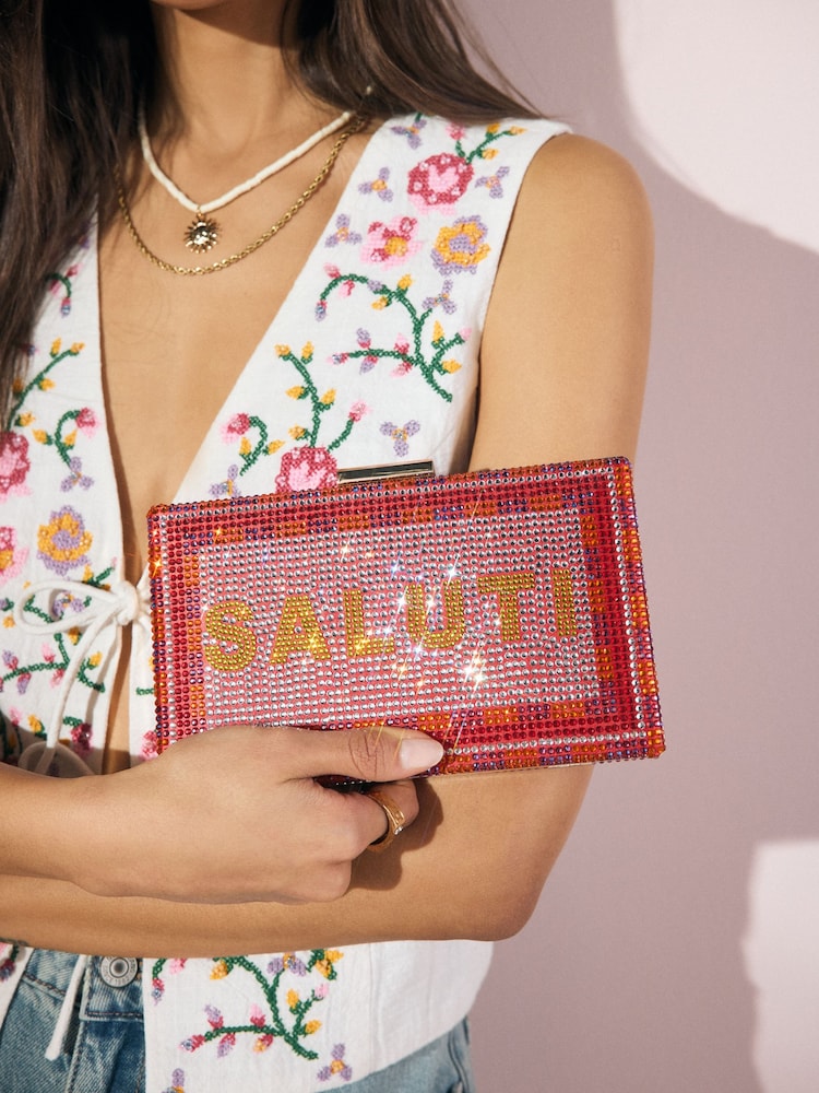 Multi - Bolsa Clutch brilhante - Imagem 1 de 9