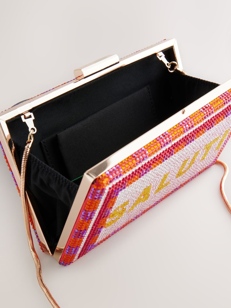 Multi - Bolsa Clutch brilhante - Imagem 9 de 9