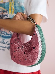 Red Sequin Fruit Shoulder Bag - Image 2 of 10