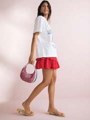 Red Sequin Fruit Shoulder Bag - Image 3 of 10