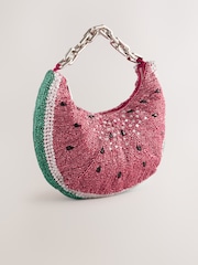 Red Sequin Fruit Shoulder Bag - Image 6 of 10