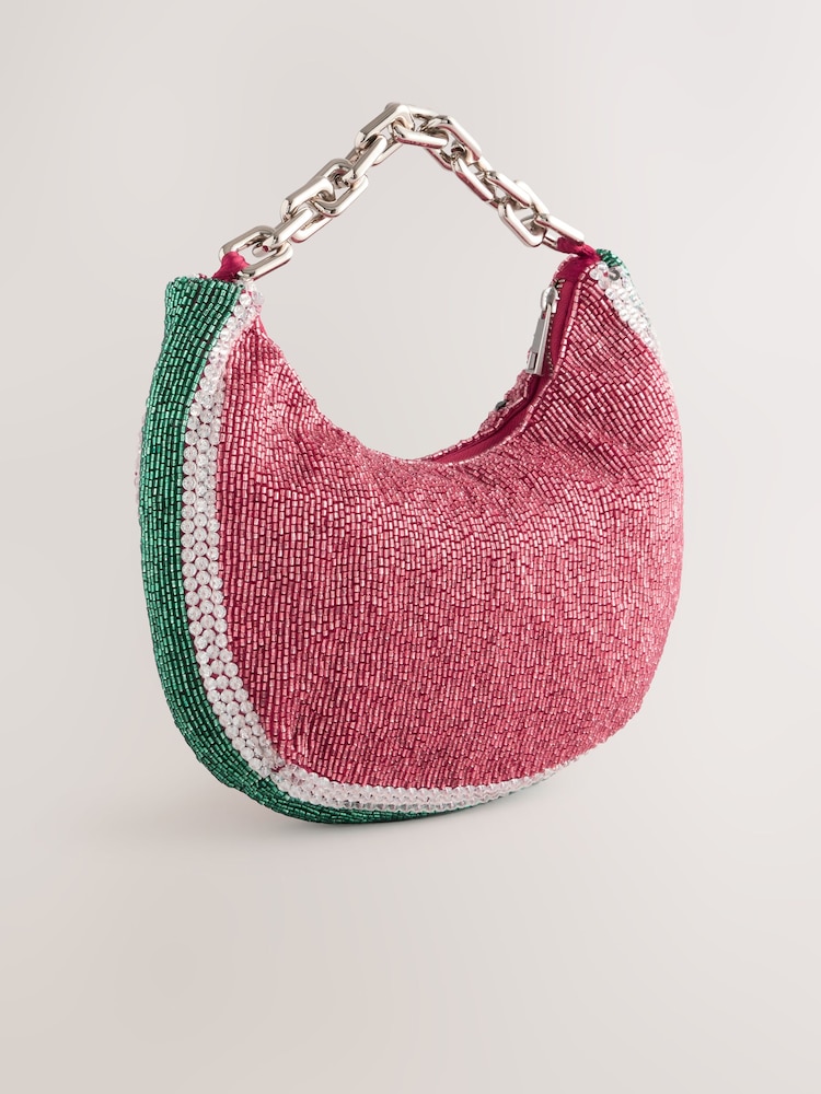 Red Sequin Fruit Shoulder Bag - Image 7 of 10