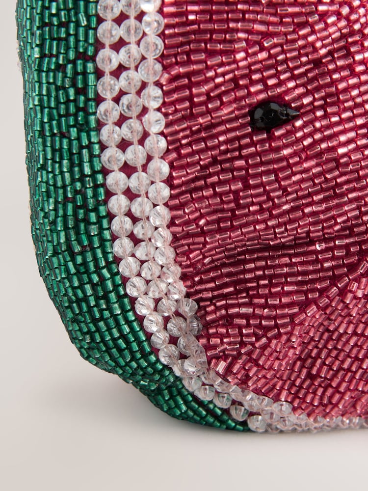 Red Sequin Fruit Shoulder Bag - Image 8 of 10