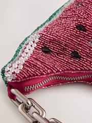 Red Sequin Fruit Shoulder Bag - Image 9 of 10