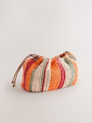 Orange - Clutch aus gewebtem Strohmaterial - Image 4 of 7