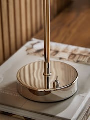 Chrome Lambeth Rechargeable Wireless Table Lamp - Image 4 of 9
