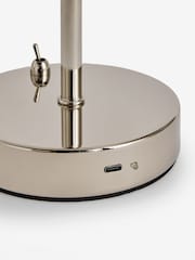 Chrome Lambeth Rechargeable Wireless Table Lamp - Image 9 of 9