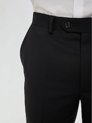 Harry Brown Black Leo Tuxedo Dinner Trousers with Satin Stripe Detail - Image 7 of 13