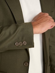 Harry Brown Green Arthur Flannel Blazer - Image 12 of 12