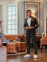 Harry Brown Green Arthur Flannel Blazer - Image 3 of 12