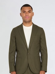 Harry Brown Green Arthur Flannel Blazer - Image 5 of 12