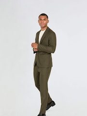 Harry Brown Green Arthur Flannel Blazer - Image 7 of 12