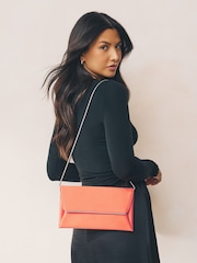 Alaranjado - Satin Clutch Bolsa - Imagem 2 de 8