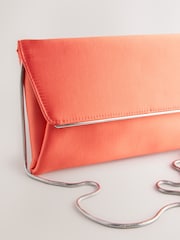 Alaranjado - Satin Clutch Bolsa - Imagem 7 de 8