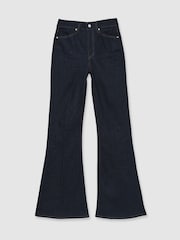 Paige Angled-Waist Flared Jeans - Image 2 of 8