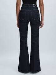 Paige Angled-Waist Flared Jeans - Image 7 of 8