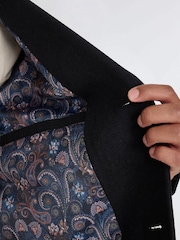 Harry Brown Blue Josh Wool Melton Overcoat - Image 8 of 13