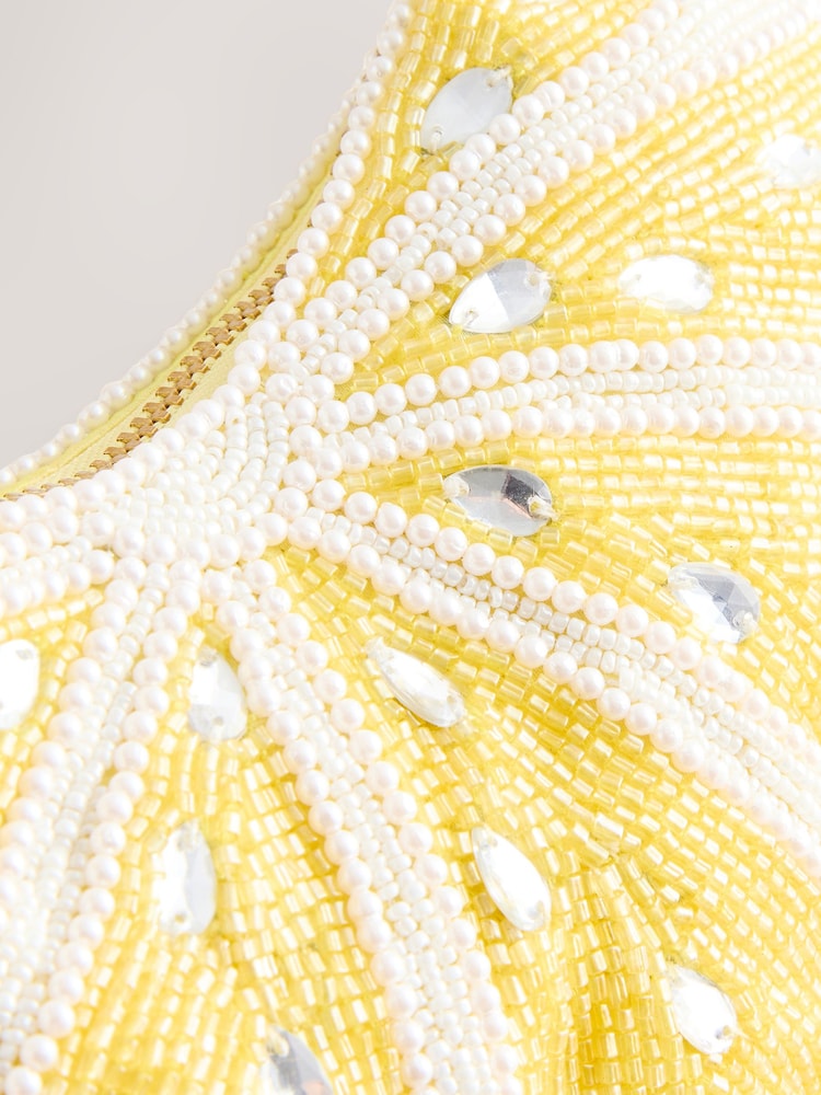 Yellow Sequin Fruit Shoulder Bag - Image 11 of 12