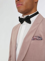 Harry Brown Pink Leo Velvet Tuxedo Dinner Jacket with Shawl Lapel Detail - Image 9 of 12