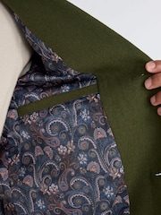 Harry Brown Green Josh Wool Melton Overcoat - Image 12 of 12