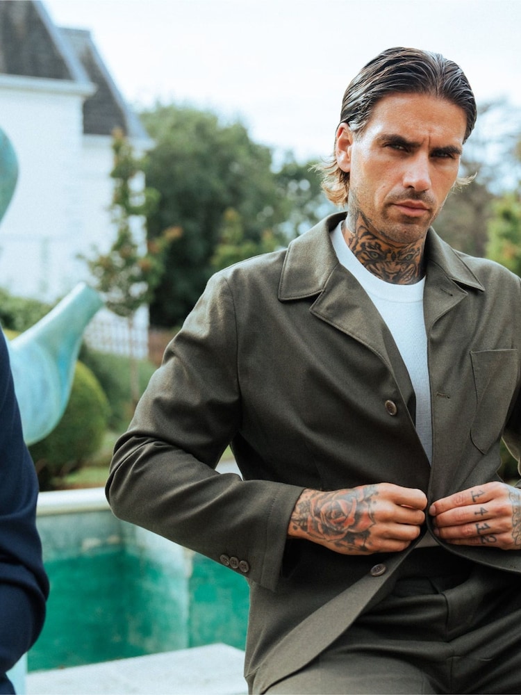 Harry Brown Green Arthur Flannel Jacket - Image 11 of 11