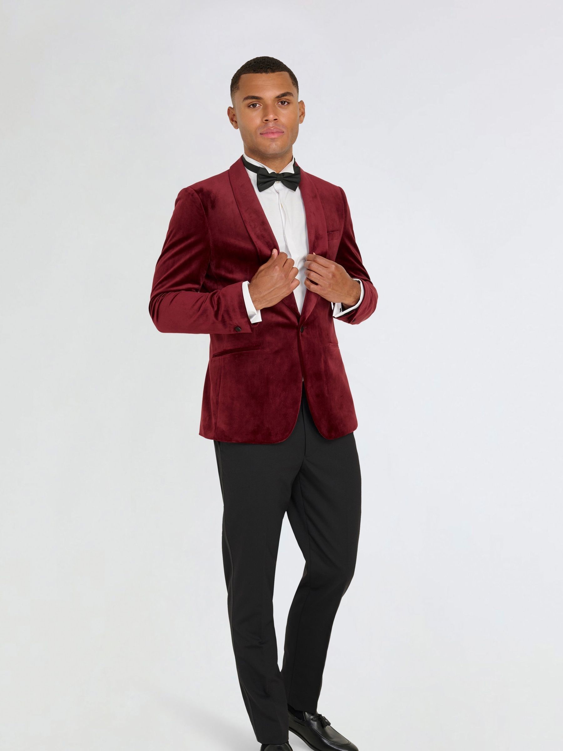 売れ筋がひクリスマスプレゼント！ Buy Harry Brown Red Leo Velvet Tuxedo Dinner Jacket with ジャケット・アウター