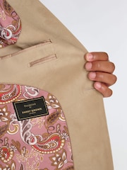 Harry Brown Natural Leo Velvet Tuxedo Dinner Jacket with Shawl Lapel Detail - Image 11 of 13