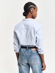 GANT Blue Slim-Fit Oxford Shirt - Image 2 of 5