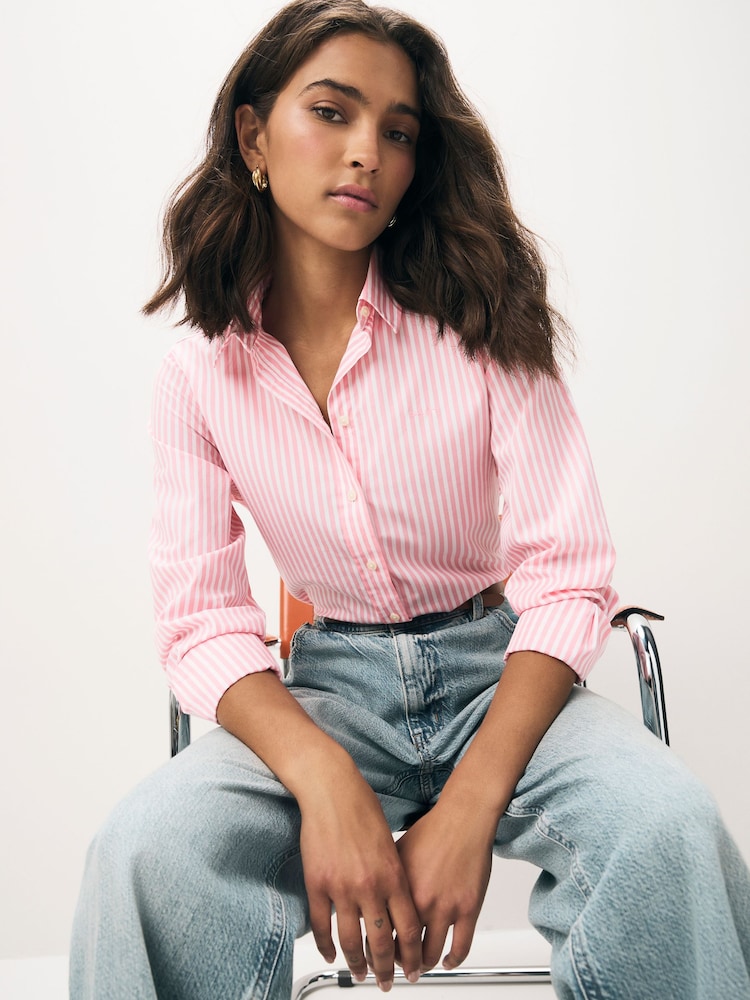 GANT Pink Regular-Fit Poplin Shirt - Image 2 of 6