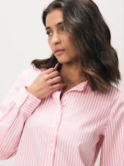 GANT Pink Regular-Fit Poplin Shirt - Image 4 of 6