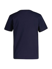 GANT Navy Regular-Fit Shield Short Sleeve T-Shirt - Image 5 of 5