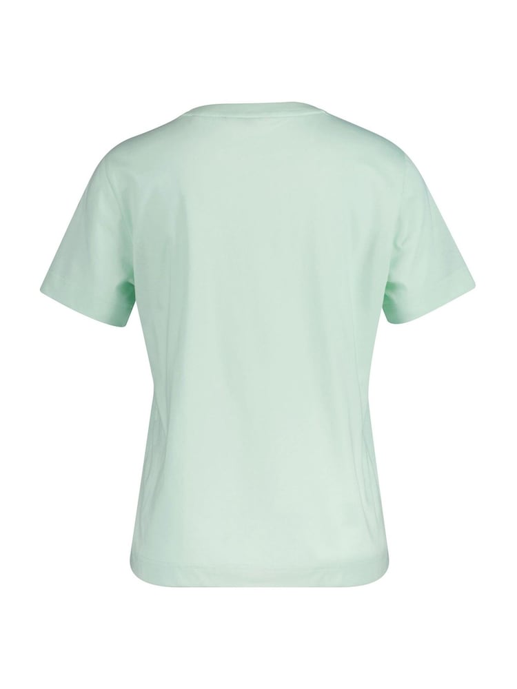 GANT Mint Green Regular-Fit Shield Short Sleeve T-Shirt - Image 5 of 5 GANT Mint Green Regular-Fit Shield Short Sleeve T-Shirt - Image 5 of 5