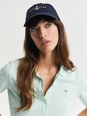 GANT Mint Green Slim-Fit Polo Shirt - Image 4 of 4