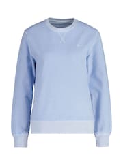 GANT Blue Regular-Fit Crew Neck Sweatshirt - Image 1 of 2