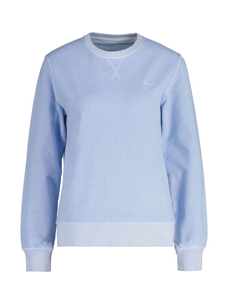 GANT Blue Regular-Fit Crew Neck Sweatshirt - Image 1 of 2