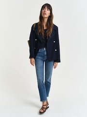 GANT Blue Denim Slim-Fit Jeans - Image 3 of 6