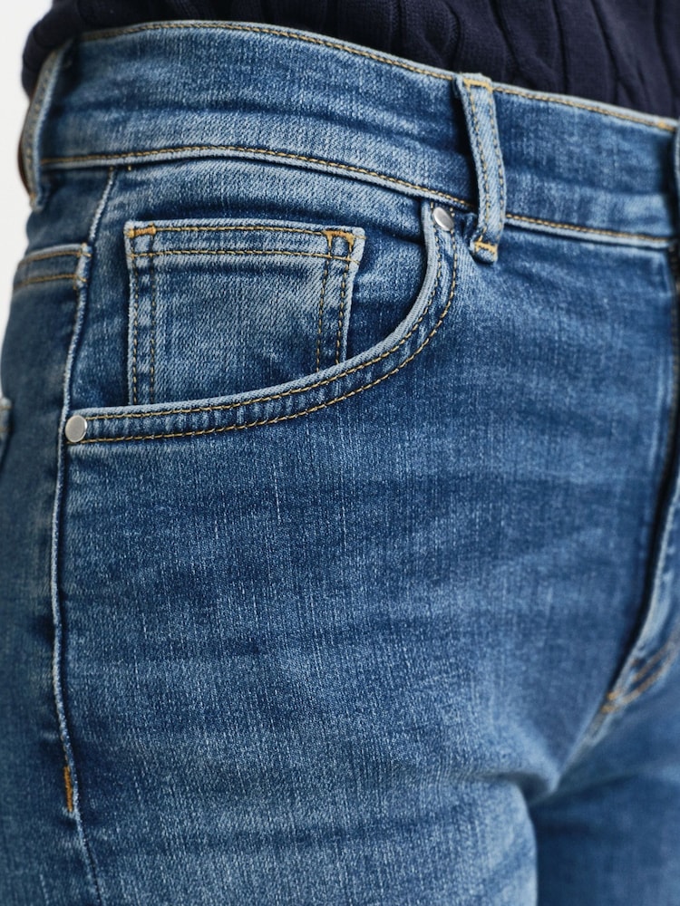 GANT Blue Denim Slim-Fit Jeans - Image 5 of 6