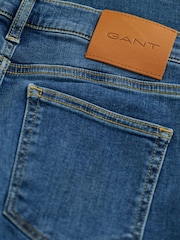GANT Blue Denim Slim-Fit Stretch Denim Jeans - Image 5 of 5
