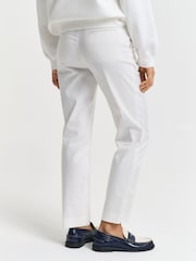 GANT Cream Slim-Fit Chino Trousers - Image 2 of 4