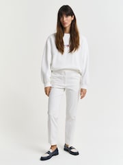 GANT Cream Slim-Fit Chino Trousers - Image 3 of 4