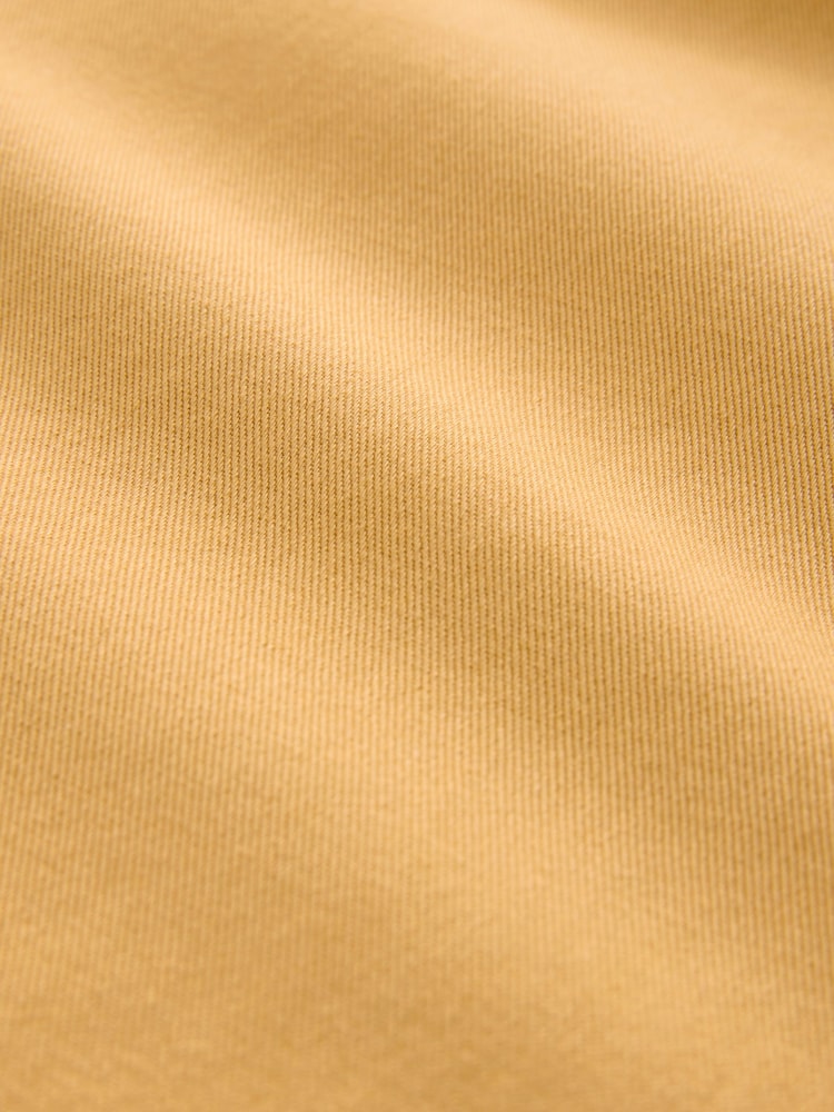 Yellow 100% Cotton Contrast Stitch Shacket Jacket - Image 11 of 11