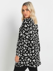 Yours Curve Black Textured Tunic - Image 3 of 5