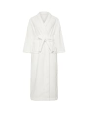 Yours Curve White Waffle Maxi Dressing Gown - Image 5 of 5