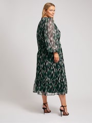 Yours Curve Black London Mark Making Shirt Dress - Image 3 of 5