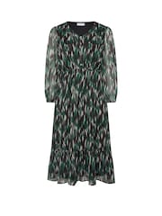 Yours Curve Black London Mark Making Shirt Dress - Image 5 of 5