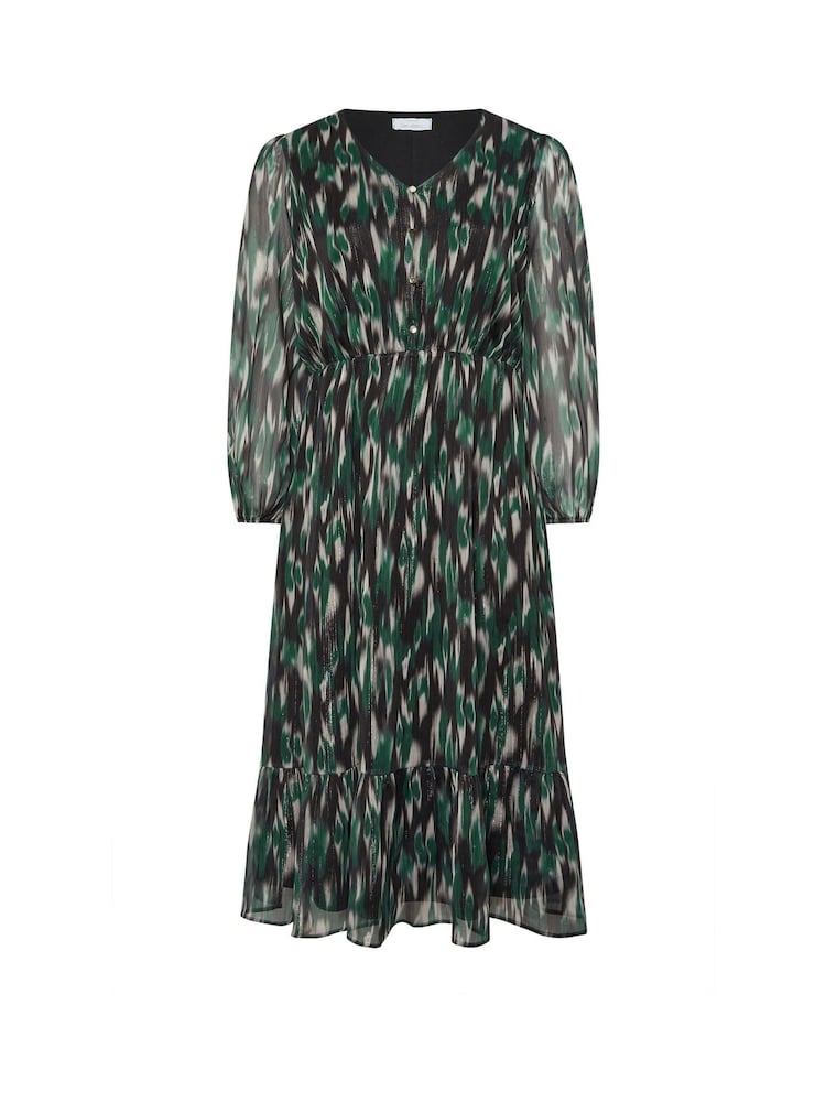Yours Curve Black London Mark Making Shirt Dress - Image 5 of 5