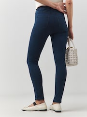 JD Williams Black/Indigo Slim Jeggings 2 Pack - Image 2 of 6