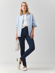 JD Williams Black/Indigo Slim Jeggings 2 Pack - Image 3 of 6